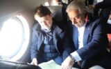 بازدید هوایی دستیار ویژه رئیس جمهور روسیه از راه آهن رشت -آستارا