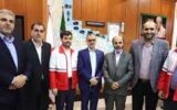 دیدار اعضای شورای اسلامی شهر رشت با مدیرعامل جمعیت هلال‌احمر گیلان