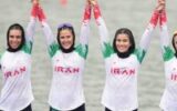 دختران قایقران ایرانی به مدال نقره رویینگ رسیدند
