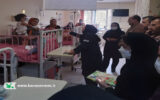 عیادت کانونی‌ها از کودکان بستری در بیمارستان ۱۷شهریور شهر رشت