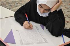 گزارش تصویری/طرح سراسری کتابت قرآن کریم با حضور کودکان و نوجوانان کتابخانه‌های عمومی رشت