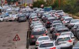 ترافیک چندکیلومتری در محور رشت – قزوین