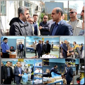 بازدید سرزده استاندار گیلان از اداره کل پست گیلان