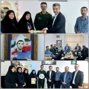 تکریم خانواده معظم روحانی شهید محمدعلی اصغری