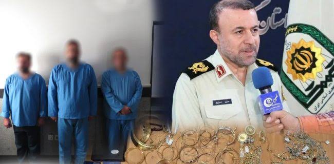 دستگیری سارقان طلا فروشی رشت