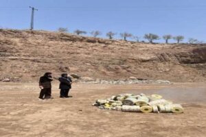 امحای ۱۲۰ رول لیبل غیرمجاز در واحد تولیدی محصولات آرایشی و بهداشتی رودبار