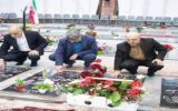 تجدید میثاق با شهدا در اولین روز کاری رئیس کل دادگستری استان گیلان