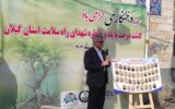 غرس ۴۱ نهال به یاد شهدای مدافع سلامت گیلانی