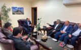 بازدید دکتر آشوبی از بیمارستان پیروز لاهیجان