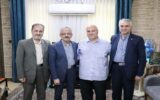 دیدار مدیر مخابرات منطقه گیلان با جانباز ۷۰ درصد دفاع مقدس