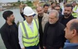 بازدید رئیس جمهور از بندر تجاری آستارا